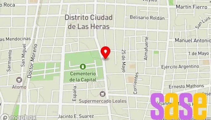 mapa de ELECTRO LAS HERAS Tienda de electricidad en Las Heras