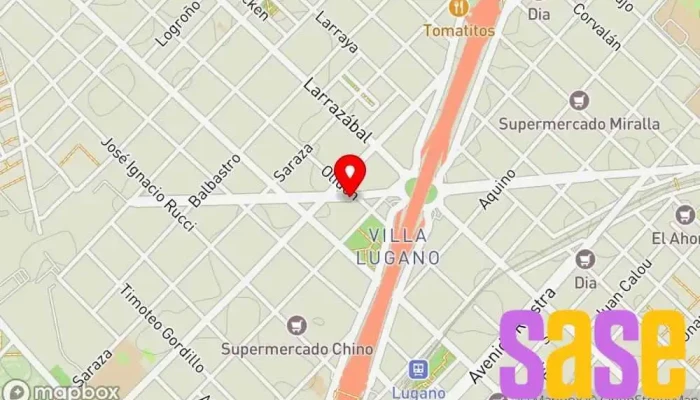 mapa de Electro Lugano SRL Tienda de electricidad en Cdad. Autónoma de Buenos Aires