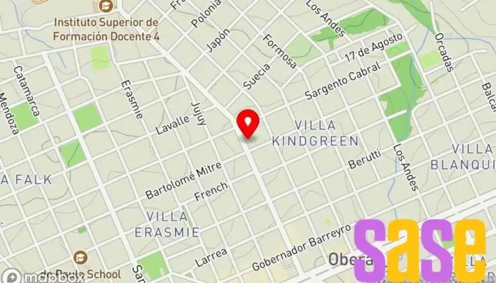 mapa de Electro Luz Ferretería en Oberá
