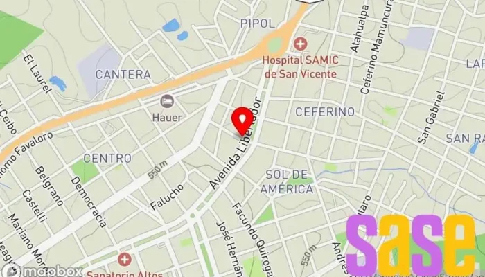 mapa de Electro Misiones Express - San Vicente Tienda de electricidad, Tienda de electrodomésticos, Tienda de móviles, Tienda de informática, Tienda de iluminación en San Vicente