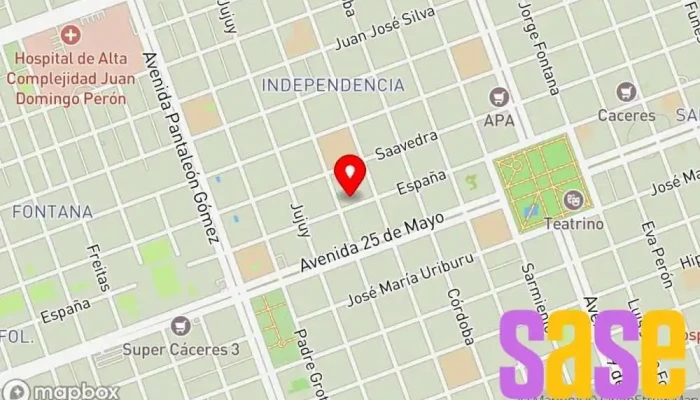 mapa de Electro Misiones Neored - Formosa Tienda de electricidad, Tienda de informática, Tienda de iluminación, Compañía telefónica en Formosa