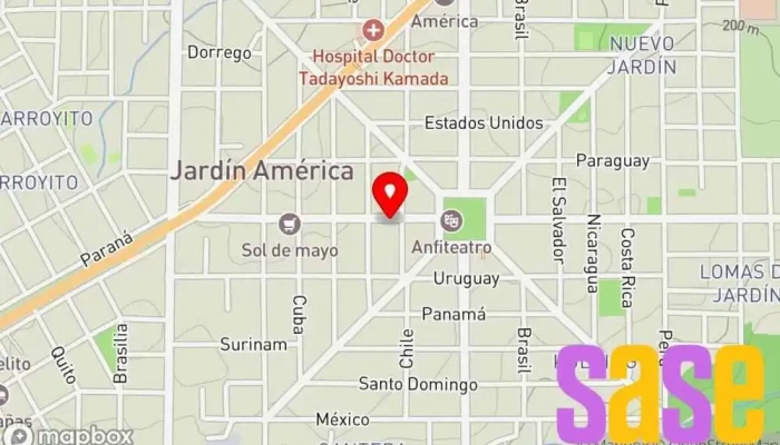mapa de Electro Misiones Neored - Jardín América Tienda de iluminación, Tienda de materiales para la construcción, Tienda de móviles, Tienda de informática, Tienda de electrónica en Jardín America