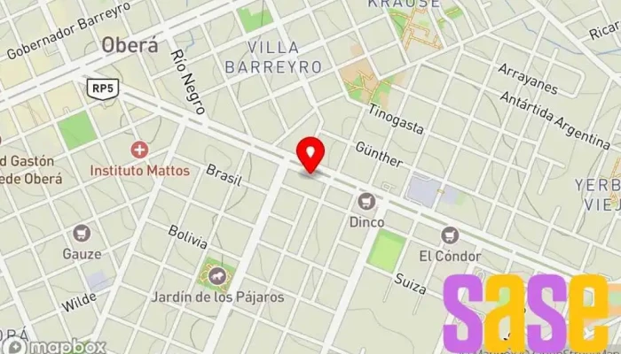 mapa de Electro Misiones Neored - Oberá Av Libertad Tienda de electricidad, Tienda de iluminación en Oberá