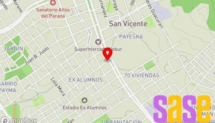 mapa de Electro Misiones Neored - San Vicente Tienda de electricidad en San Vicente