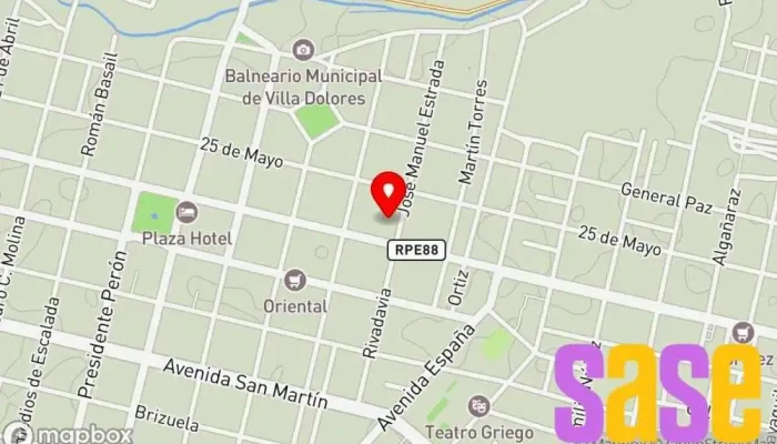 mapa de Electro-Nic Tienda de repuestos para automóviles en Villa Dolores