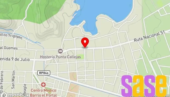 mapa de Electro Norte  en Campo Quijano