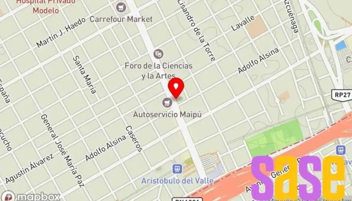 mapa de Electro NORTE Materiales Eléctricos Tienda de iluminación, Tienda de electricidad en Vicente López