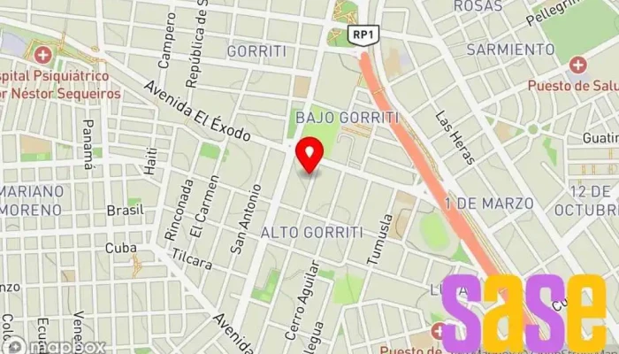 mapa de Electro Obras S.R.L. Tienda de electricidad, Tienda de componentes electrónicos en San Salvador de Jujuy