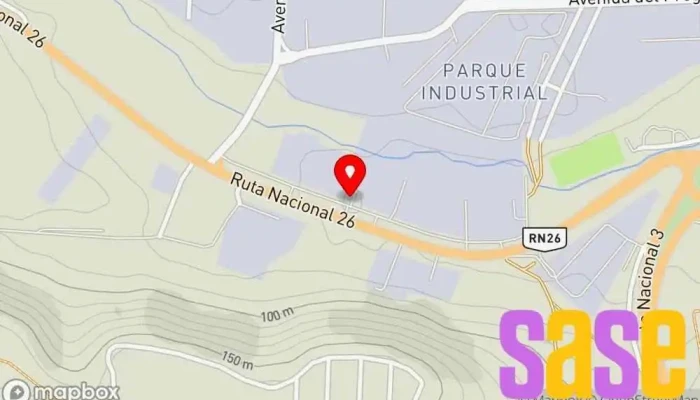 mapa de Electro Patagonia S.A Tienda de electricidad en Comodoro Rivadavia