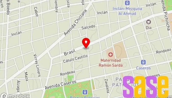 mapa de Electro Patricios Tienda de iluminación en Cdad. Autónoma de Buenos Aires