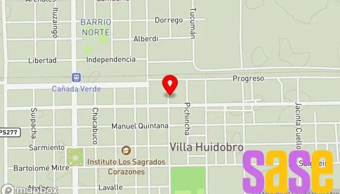 mapa de ELECTRO PIEDRAS Centro comercial en Villa Huidobro