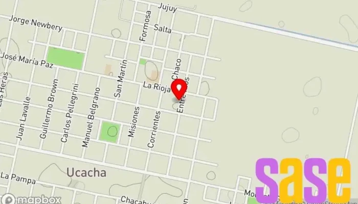 mapa de Electro Redes SRL Proveedor de equipos de energía solar, Servicio de grúa en Ucacha