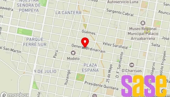 mapa de Electro Service Establecimiento de reparación de artículos electrónicos, Tienda de electrónica en Concordia