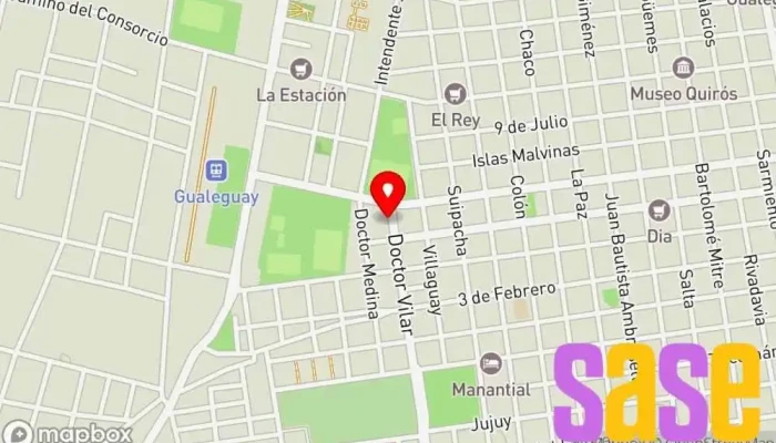 mapa de Electro Servicios Inst y Montajes electricos Outlet en Gualeguay