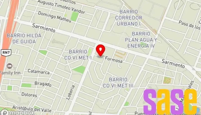 mapa de Electro TV Servicio de reparación de televisores, Servicio de reparación de microondas en Godoy Cruz