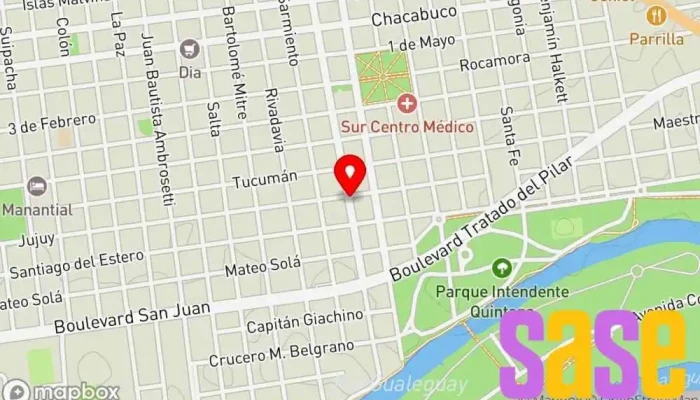 mapa de Electroaire  en Gualeguay