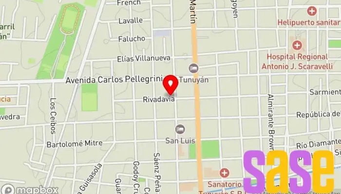 mapa de ElectroAudio Tienda de equipos de sonido en Tunuyán