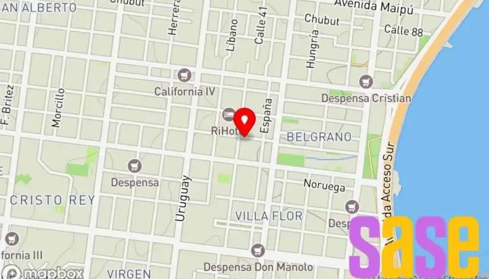 mapa de Electrobobinados Silva Servicio de reparación de motores de baja potencia en Posadas