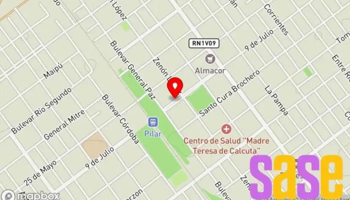 mapa de Electrocentro Tienda de iluminación, Tienda de componentes electrónicos en Pilar