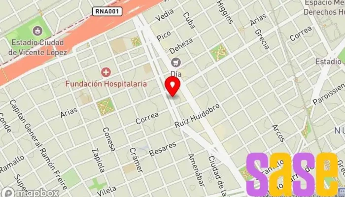 mapa de ELECTRODAF Compañía eléctrica, Servicio de reparación de aire acondicionado, Servicio de reparación de cámaras de vídeo en Cdad. Autónoma de Buenos Aires