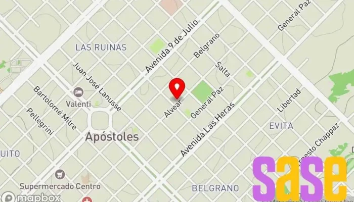 mapa de ElectroDom Proveedor de repuestos de electrodomésticos en Apóstoles