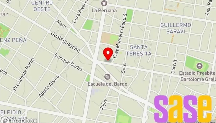mapa de Electromecanica Banno Tienda de repuestos para automóviles, Comercio en Paraná