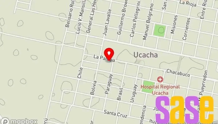 mapa de Electromecánica COMUGNARO Electricista en Ucacha