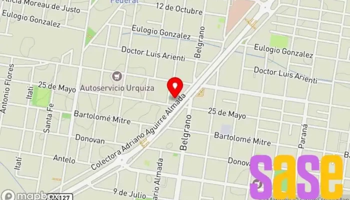 mapa de ELECTROMECANICA COR Comercio en Federal