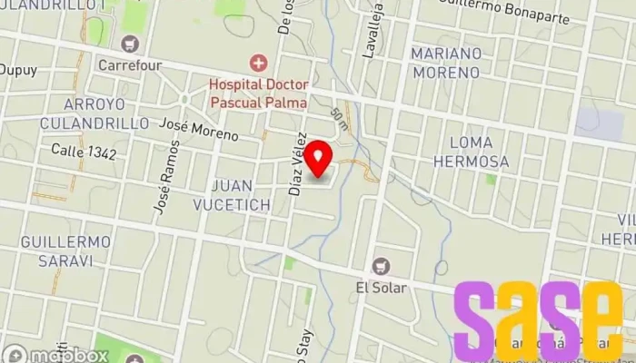 mapa de Electromecanica COTY Electricista en Paraná