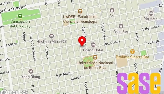 mapa de Electromecanica Huck Taller de reparación de automóviles en Concepción del Uruguay