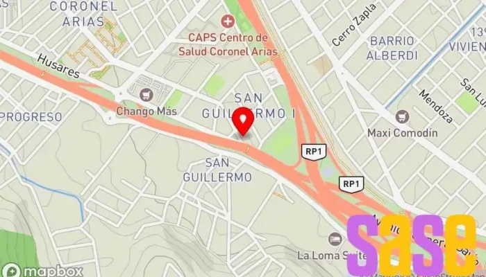 mapa de Electromecanica Jujuy Taller de reparación de automóviles en San Salvador de Jujuy