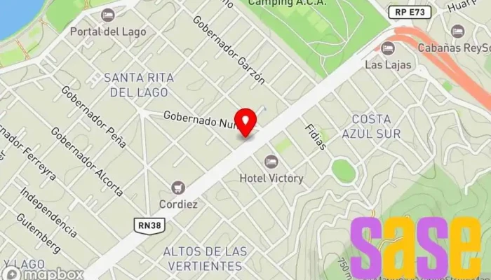 mapa de Electromecanica Meyer Taller de automóviles, Taller de reparación de automóviles, Tienda de repuestos para automóviles en Villa Carlos Paz