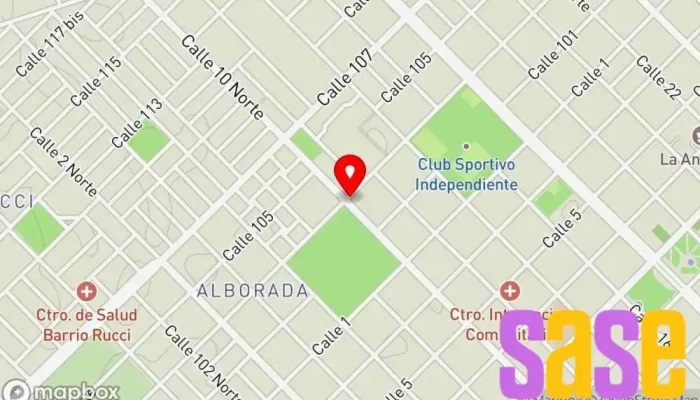 mapa de Electromecánica Rosales S. H. Electricista en Gral. Pico