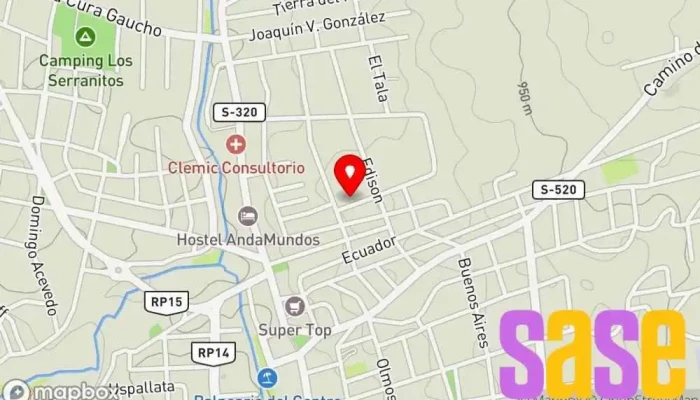 mapa de Electromecanicafranco Taller mecánico en Mina Clavero