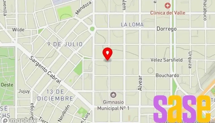 mapa de Electrónica Alem Servicio de reparación de lámparas en Comodoro Rivadavia