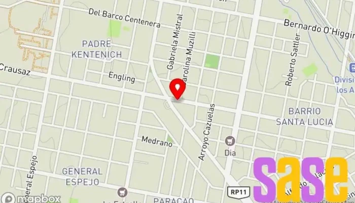 mapa de ELECTRONICA ALTAMIRANO  en Paraná