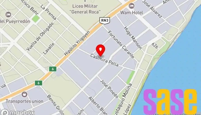 mapa de Electronica Balaguer  en Comodoro Rivadavia
