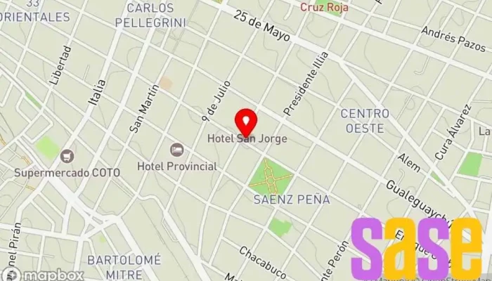 mapa de Electronica del Sur Servicio de reparación de lámparas en Paraná