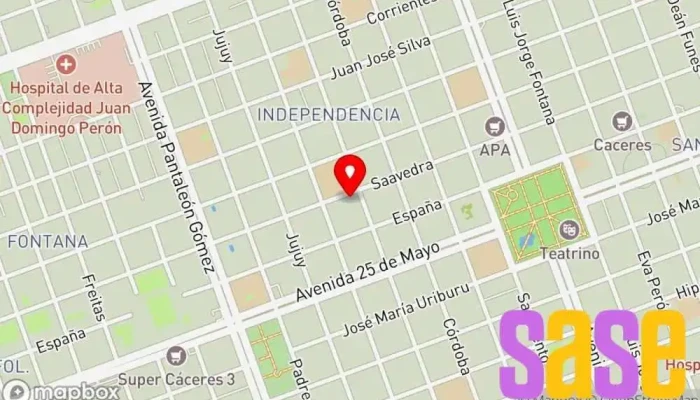 mapa de Electronica Formosa Tienda de electrónica en Formosa
