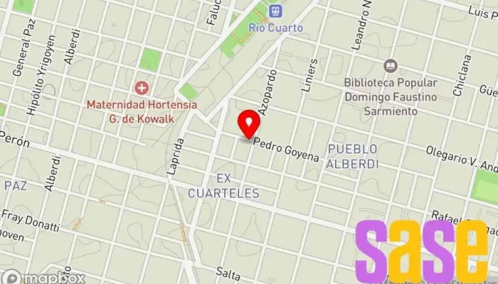 mapa de Electronica Gaido Comercio en Río Cuarto