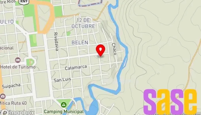 mapa de Electrónica Irigoyen Servicio de reparación de televisores en La Quiaca