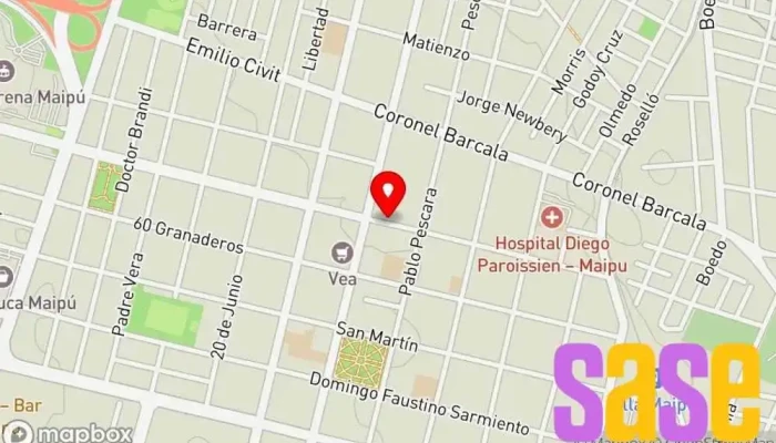 mapa de Electrónica Maipú - Venta de Controles Remotos y Reparación Servicio de reparación de televisores, Servicio de informática, Servicio de reparación de equipos de música en Maipú