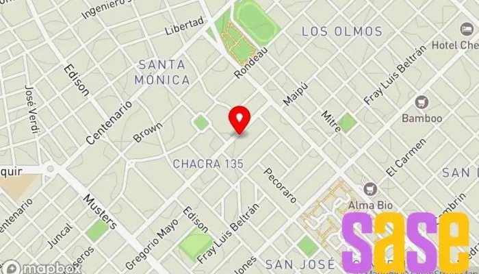 mapa de Electrónica  en Trelew