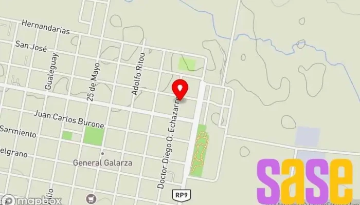 mapa de Electronica Mauro  en Gral. Galarza