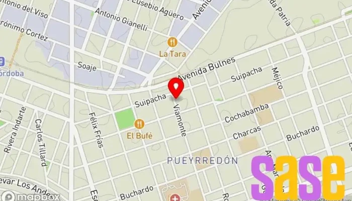 mapa de Electrónica Monti Servicio de reparación de televisores, Servicio de reparación de electrodomésticos en Córdoba