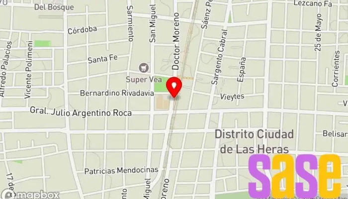 mapa de ELECTRONICA NEJIS Servicio de reparación de televisores en Las Heras