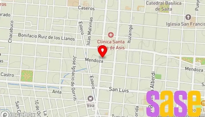 mapa de Electronica Neon Atv Tienda de componentes electrónicos, Establecimiento de reparación de artículos electrónicos en Salta