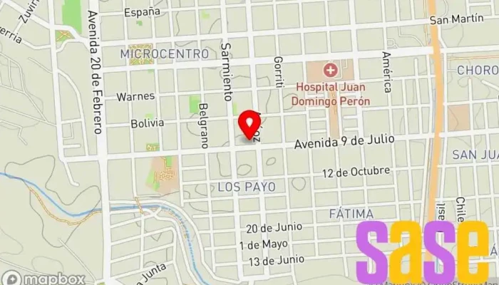 mapa de Electronica Norte Ingeniero eléctrico en Tartagal