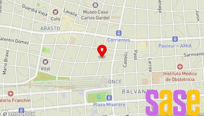 mapa de Electrónica Once Tienda de iluminación en AAC