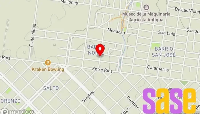 mapa de Electrónica Paul Tienda de artículos de pesca, Tienda de accesorios para automóviles, Tienda de equipos de sonido en Crespo